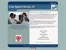 Tablet Screenshot of akeenservice.com